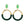 Green Earring