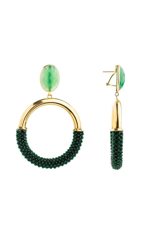 Green Earring